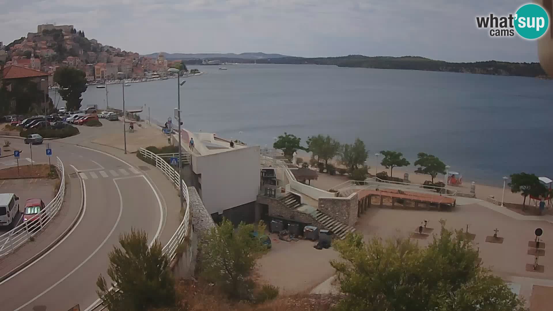 Šibenik webcam Beach Banj