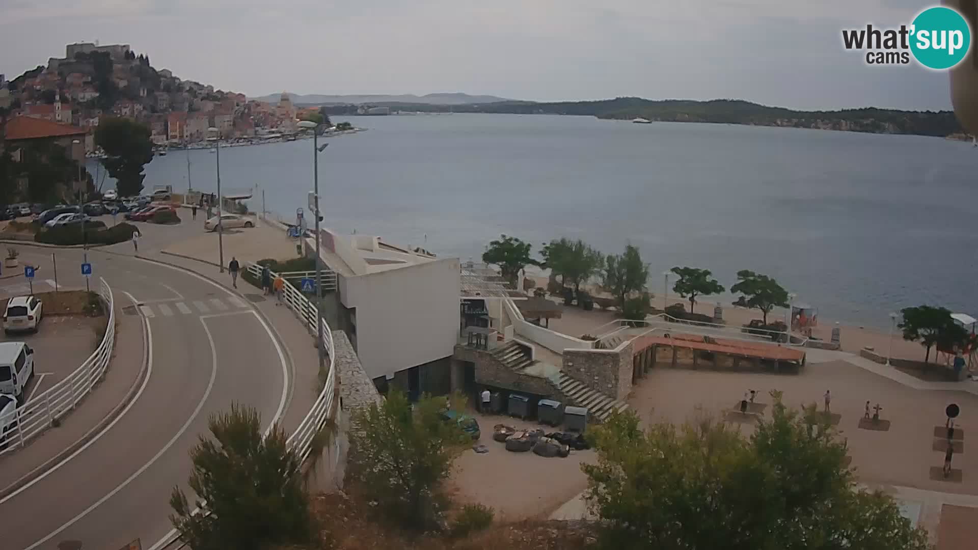 Šibenik webcam Beach Banj