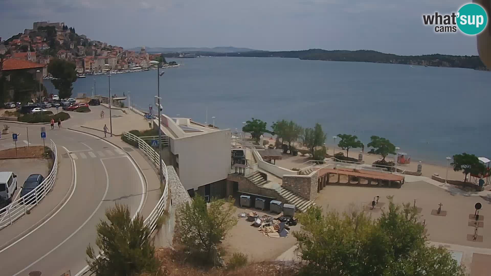 Šibenik webcam Beach Banj