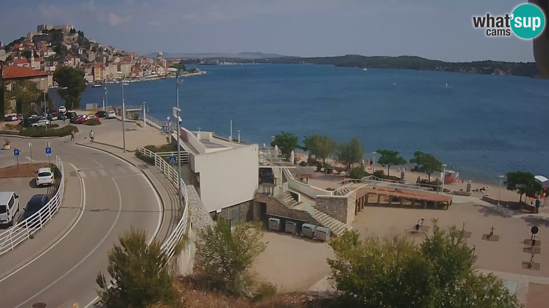 Šibenik webcam Beach Banj