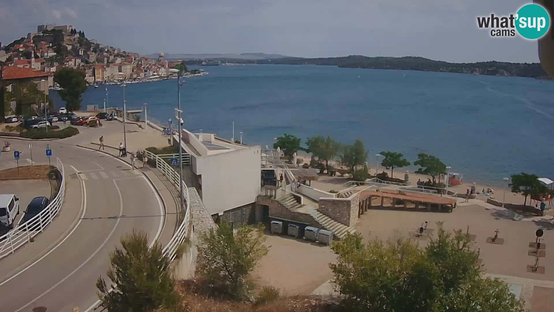 Šibenik webcam Beach Banj