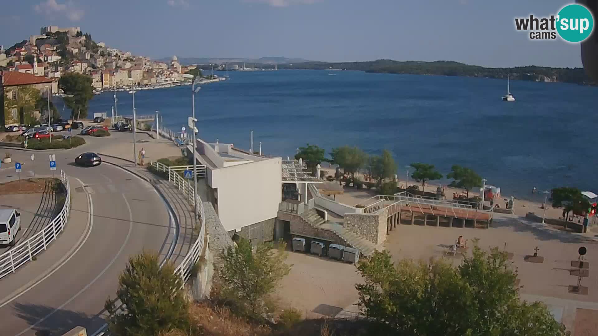 Webcam Šibenik Strand Banj