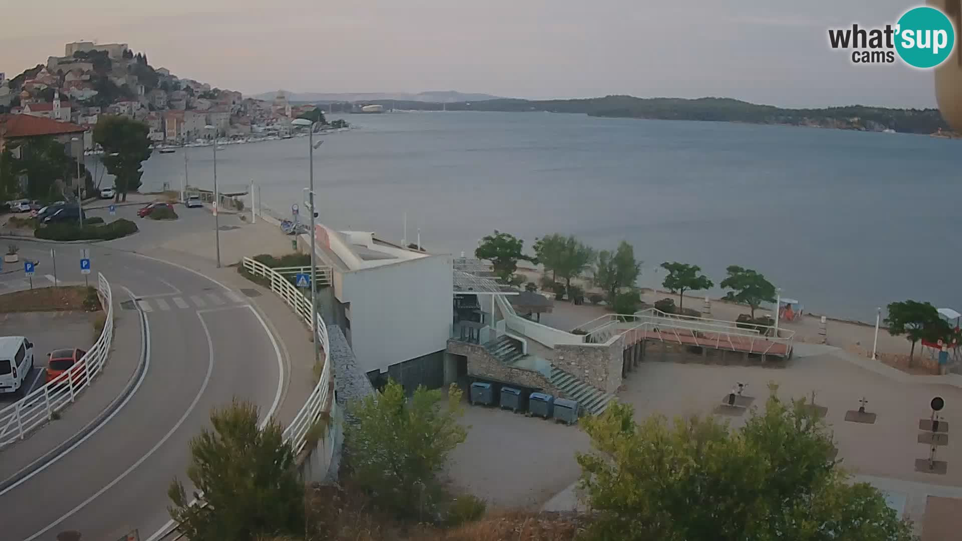 Šibenik webcam Beach Banj