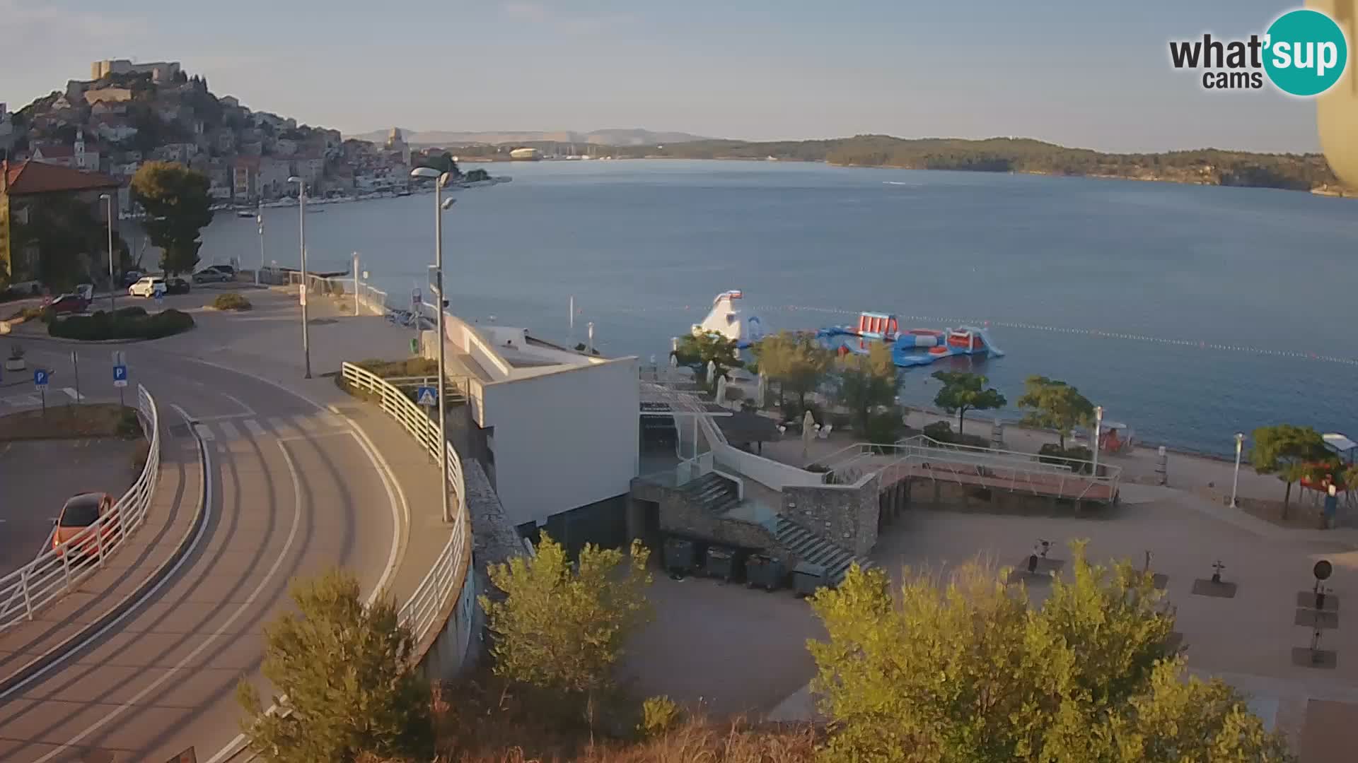 Šibenik webcam Beach Banj