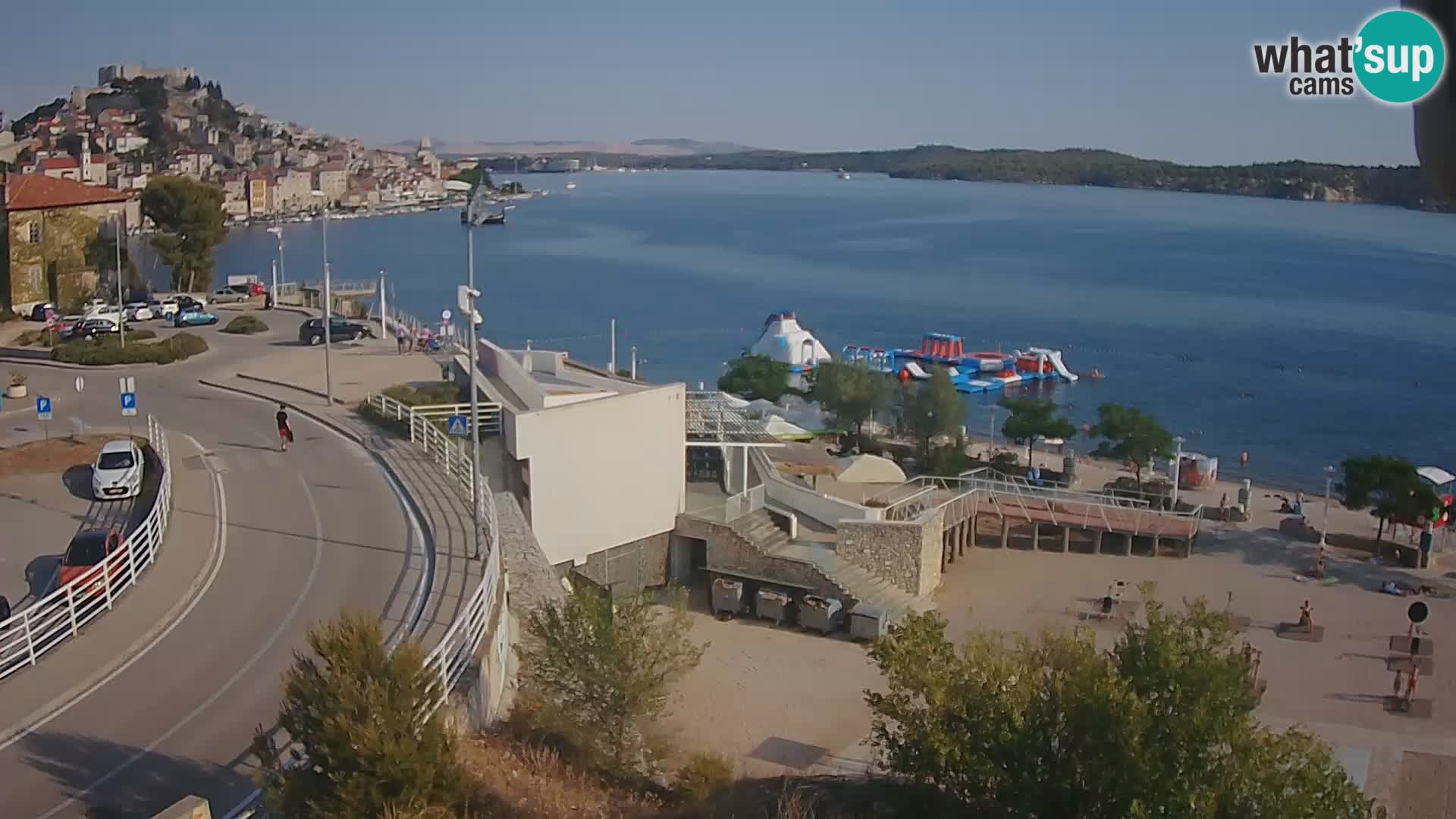Šibenik webcam Beach Banj
