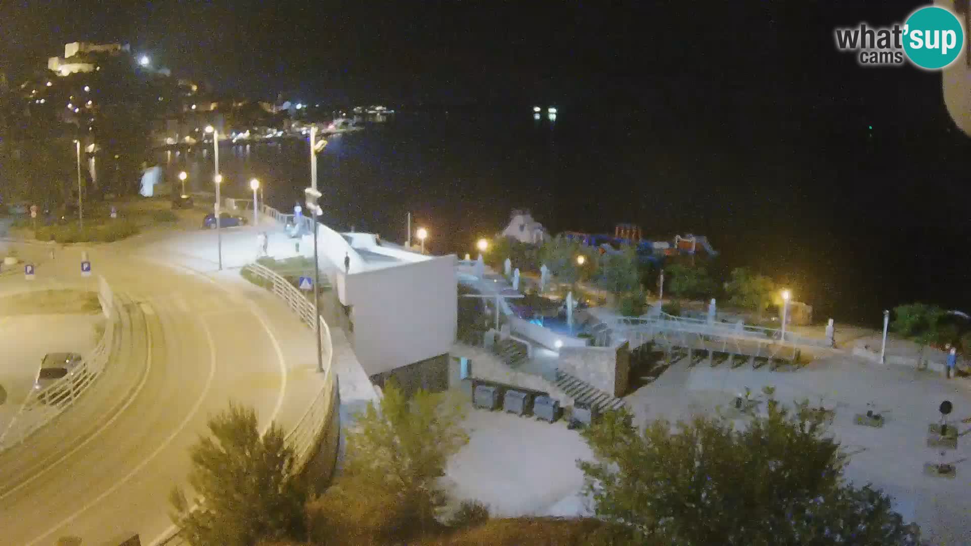 Šibenik webcam Beach Banj