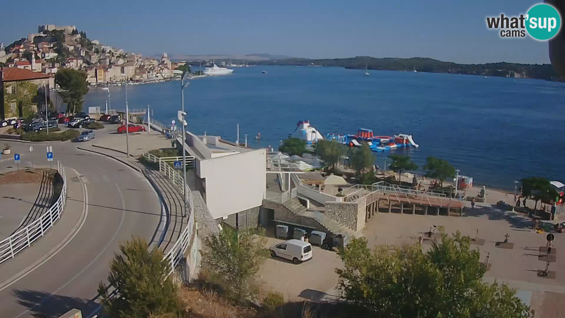 Šibenik webcam Beach Banj