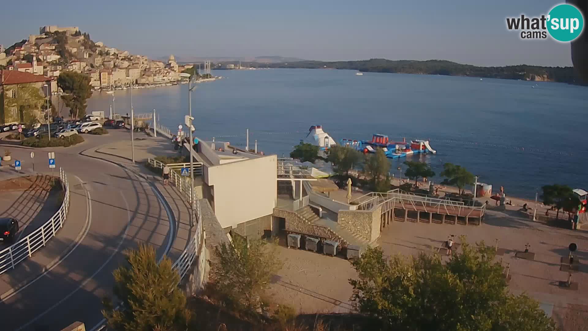 Šibenik webcam Beach Banj