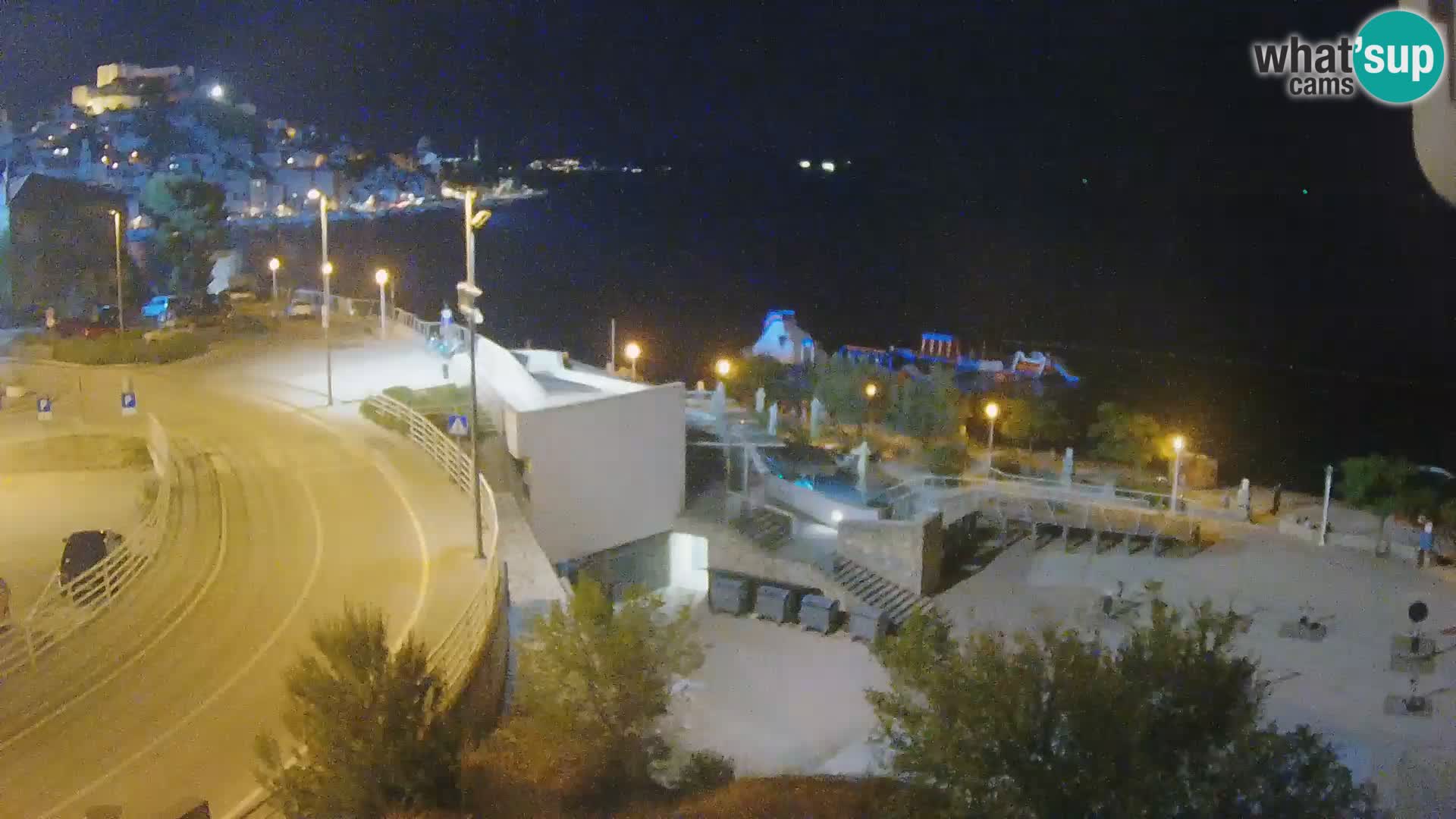 Šibenik webcam Beach Banj