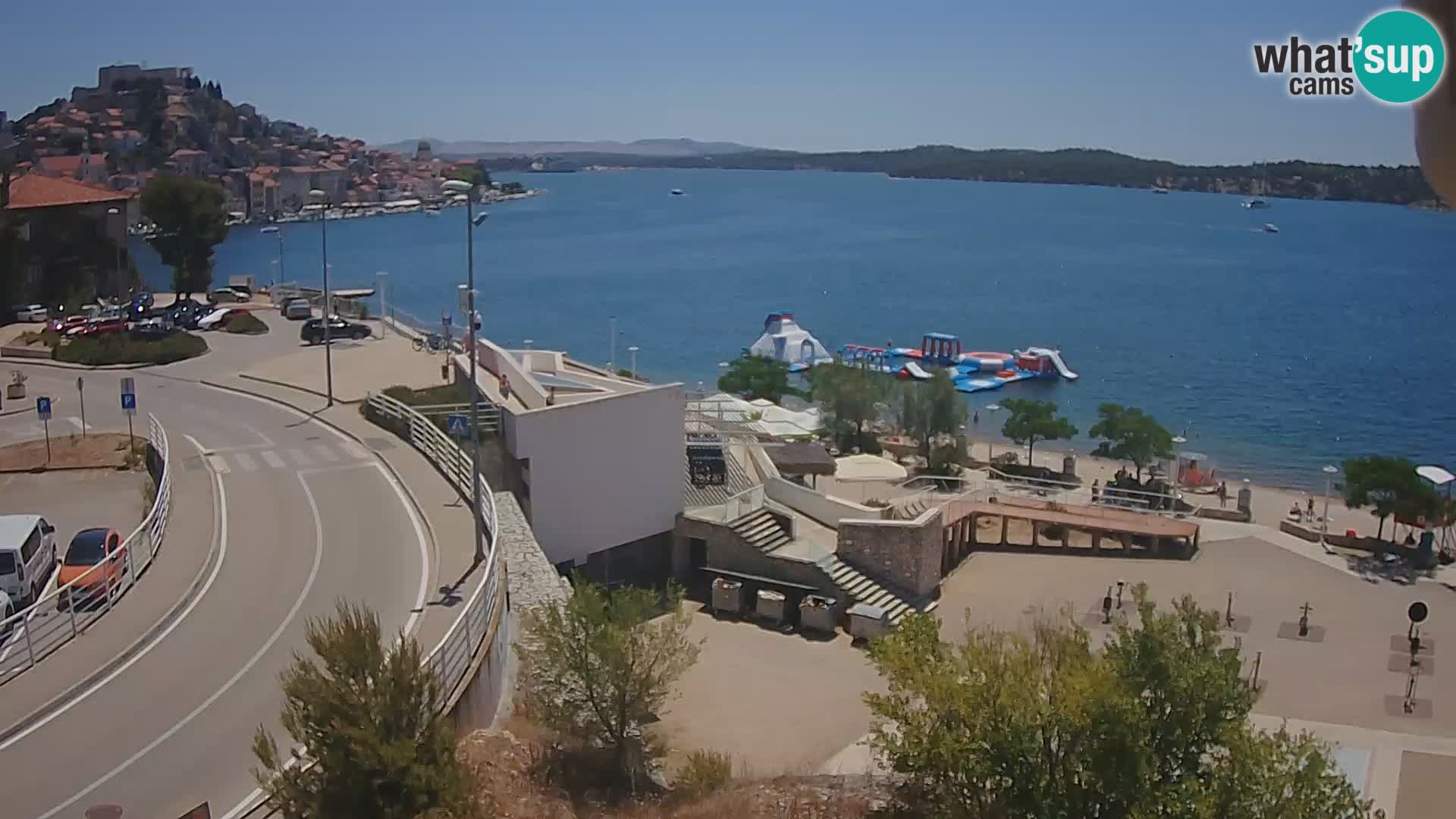 Šibenik webcam Beach Banj