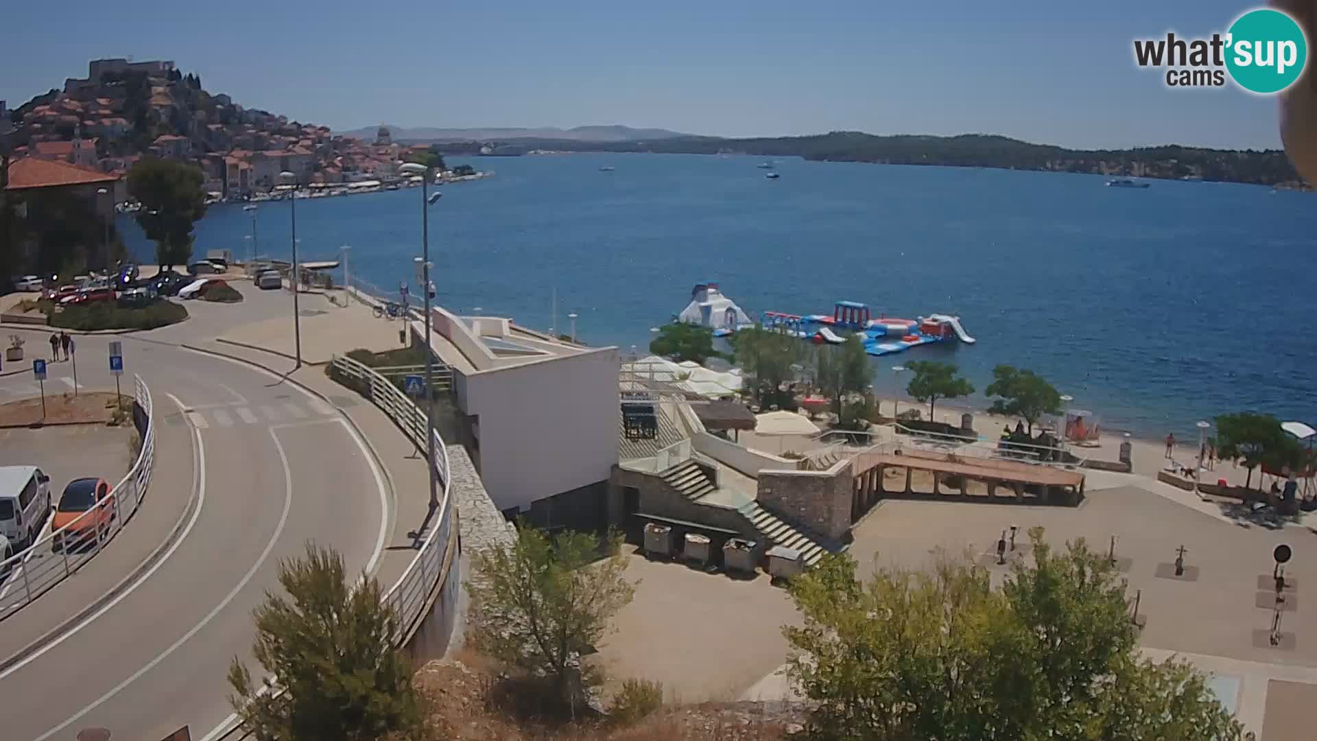 Šibenik webcam Beach Banj
