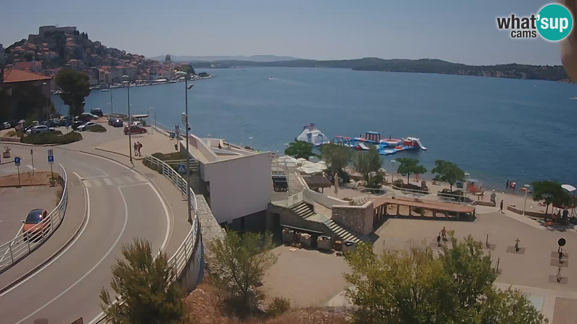 Šibenik webcam Beach Banj