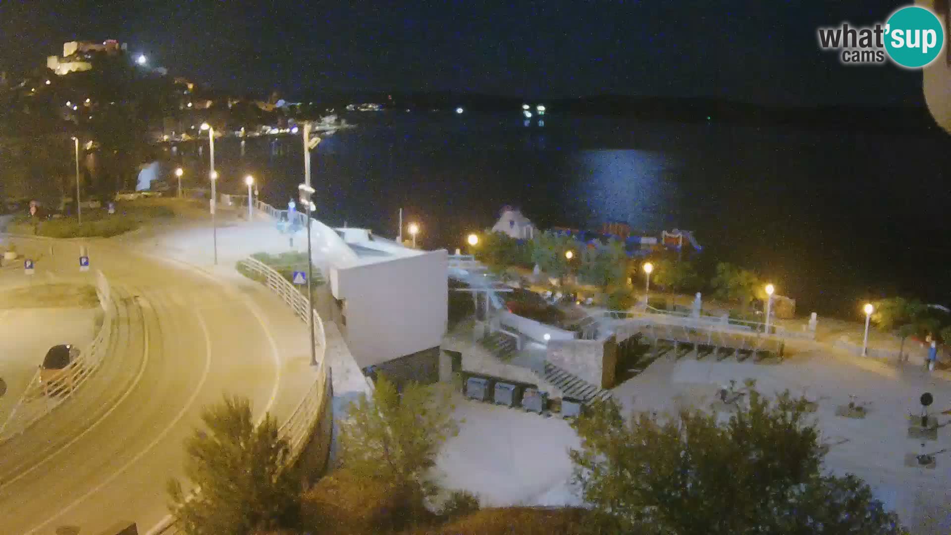Šibenik webcam Beach Banj