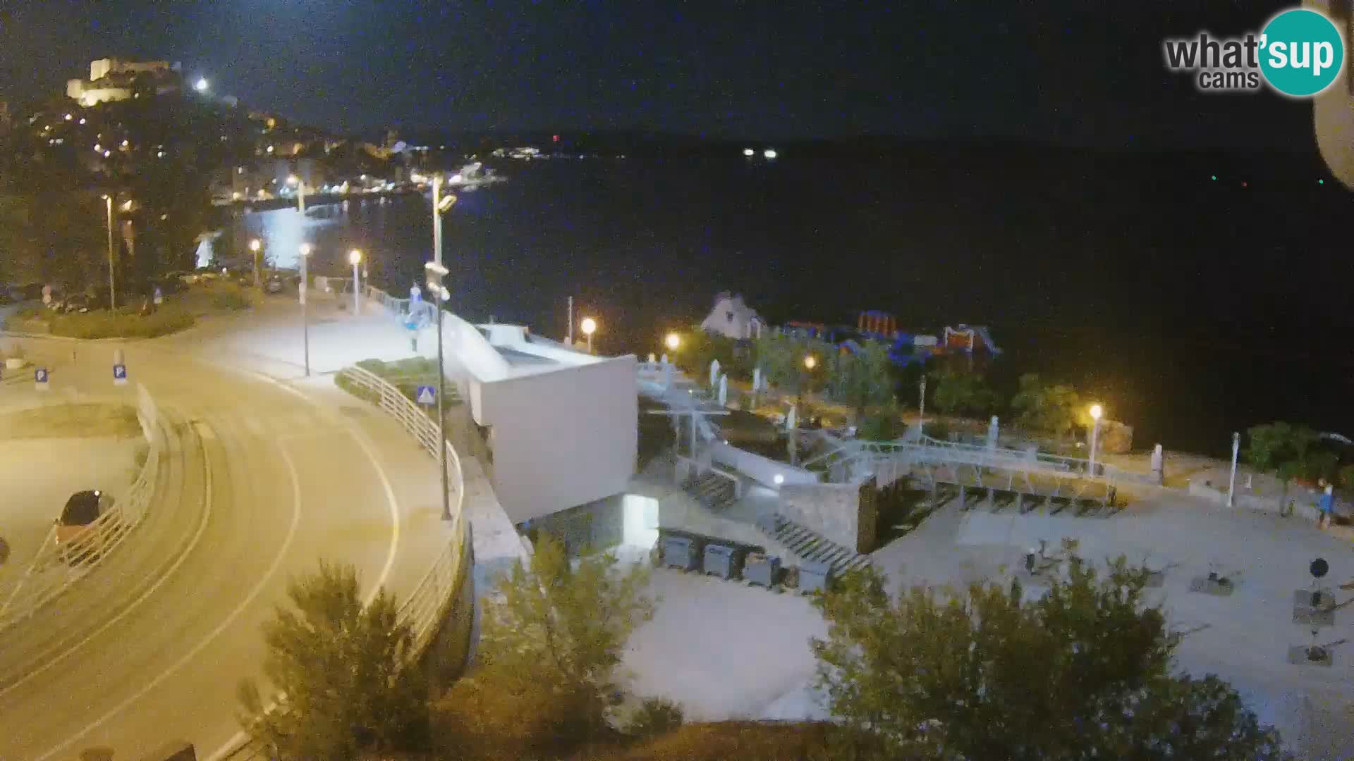 Šibenik webcam Beach Banj