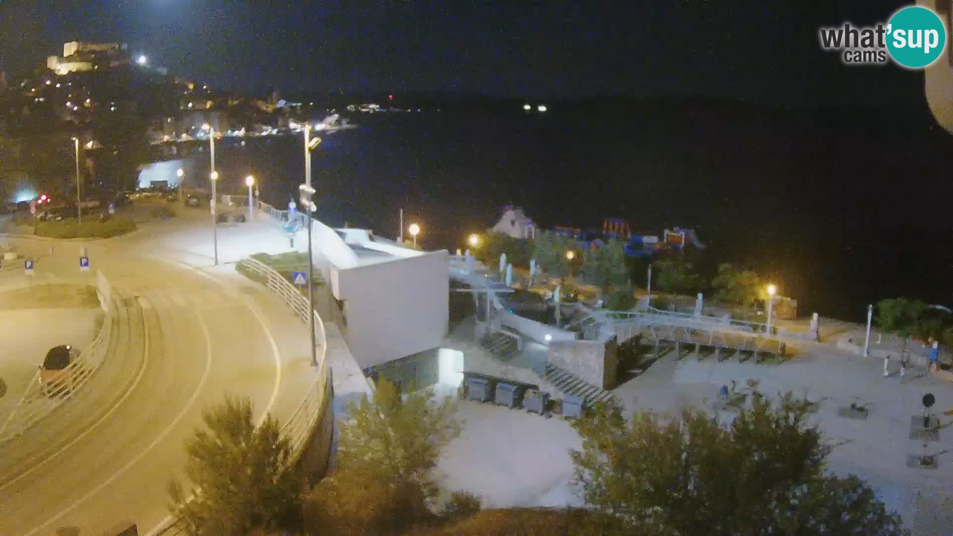 Šibenik webcam Beach Banj