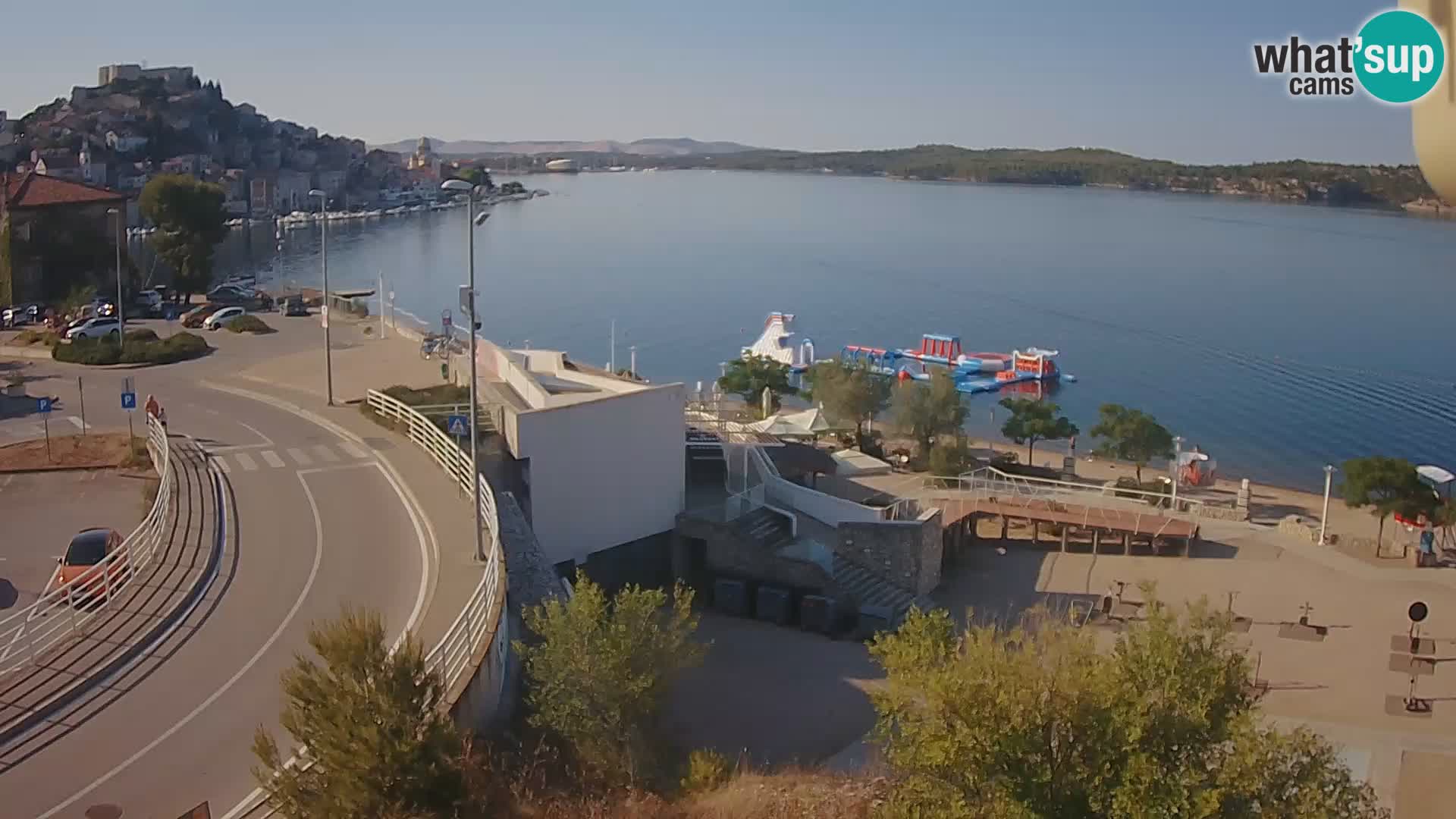 Šibenik webcam Beach Banj