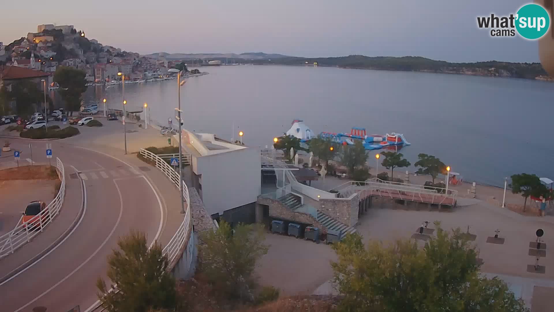 Šibenik webcam Beach Banj
