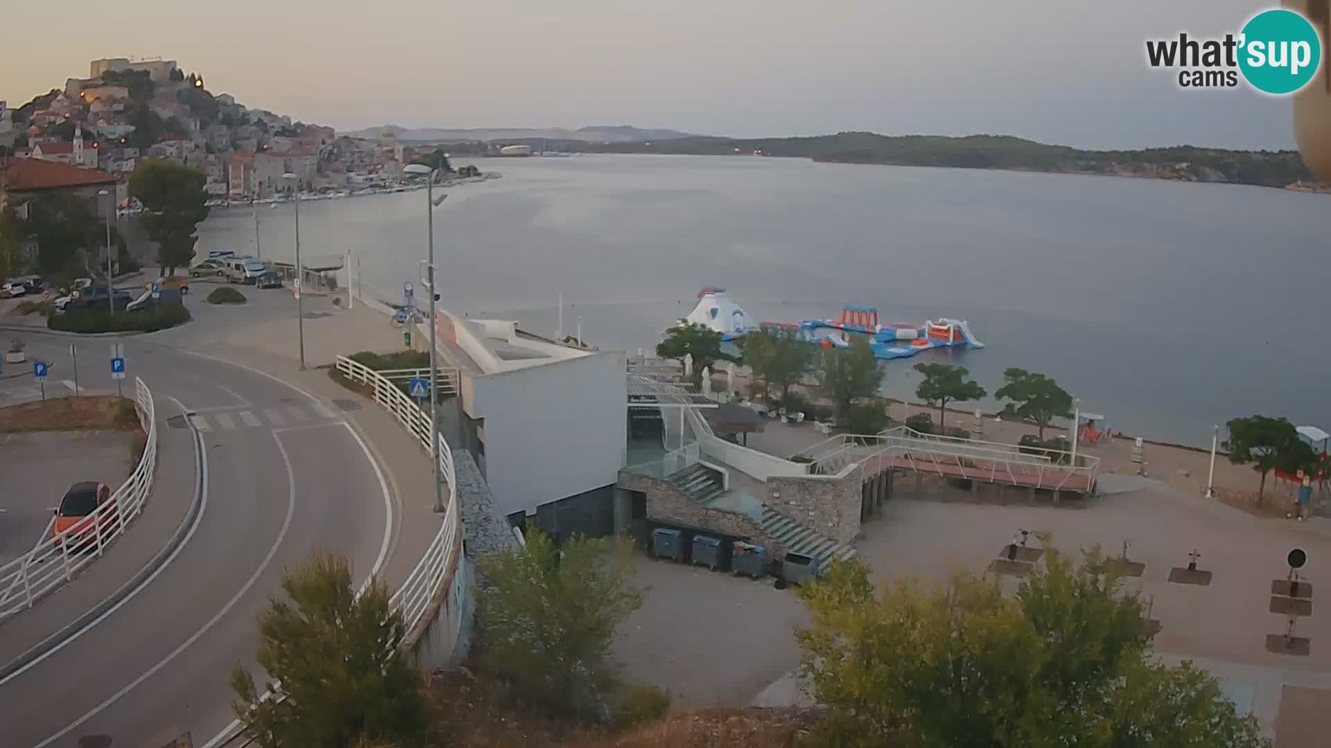 Šibenik webcam Beach Banj