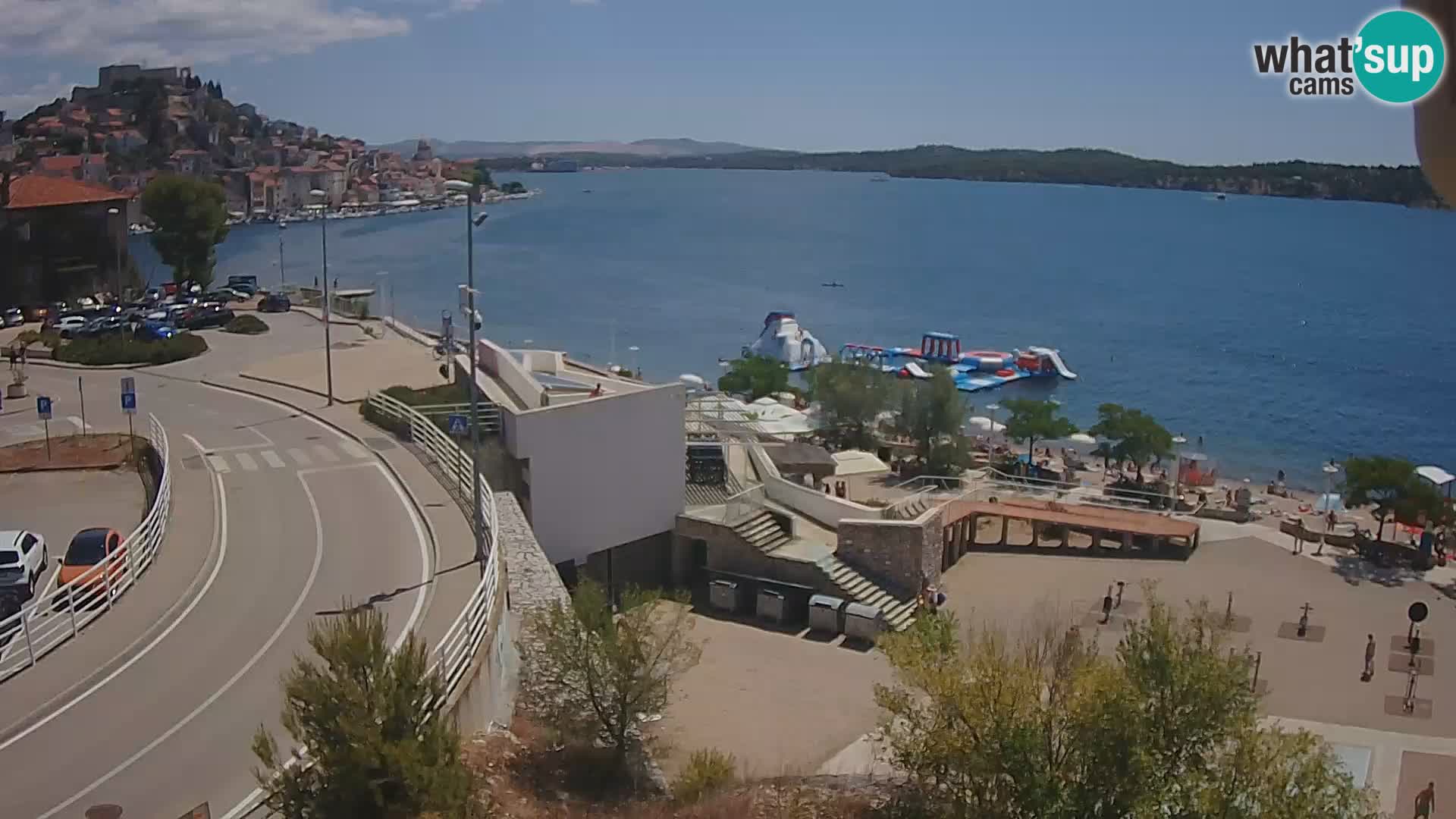 Livecam Sibenico spiaggia Banj