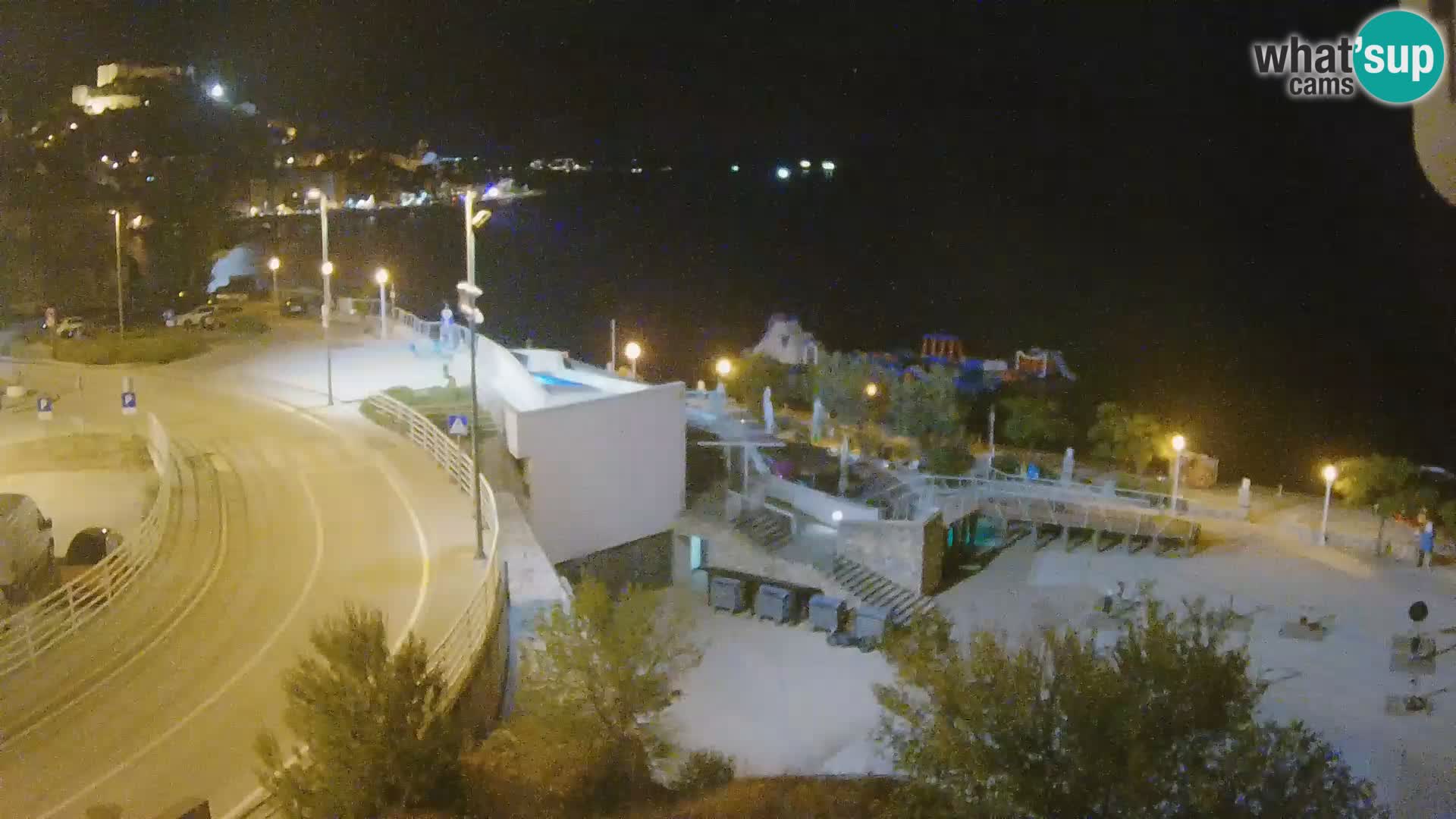 Šibenik webcam Beach Banj