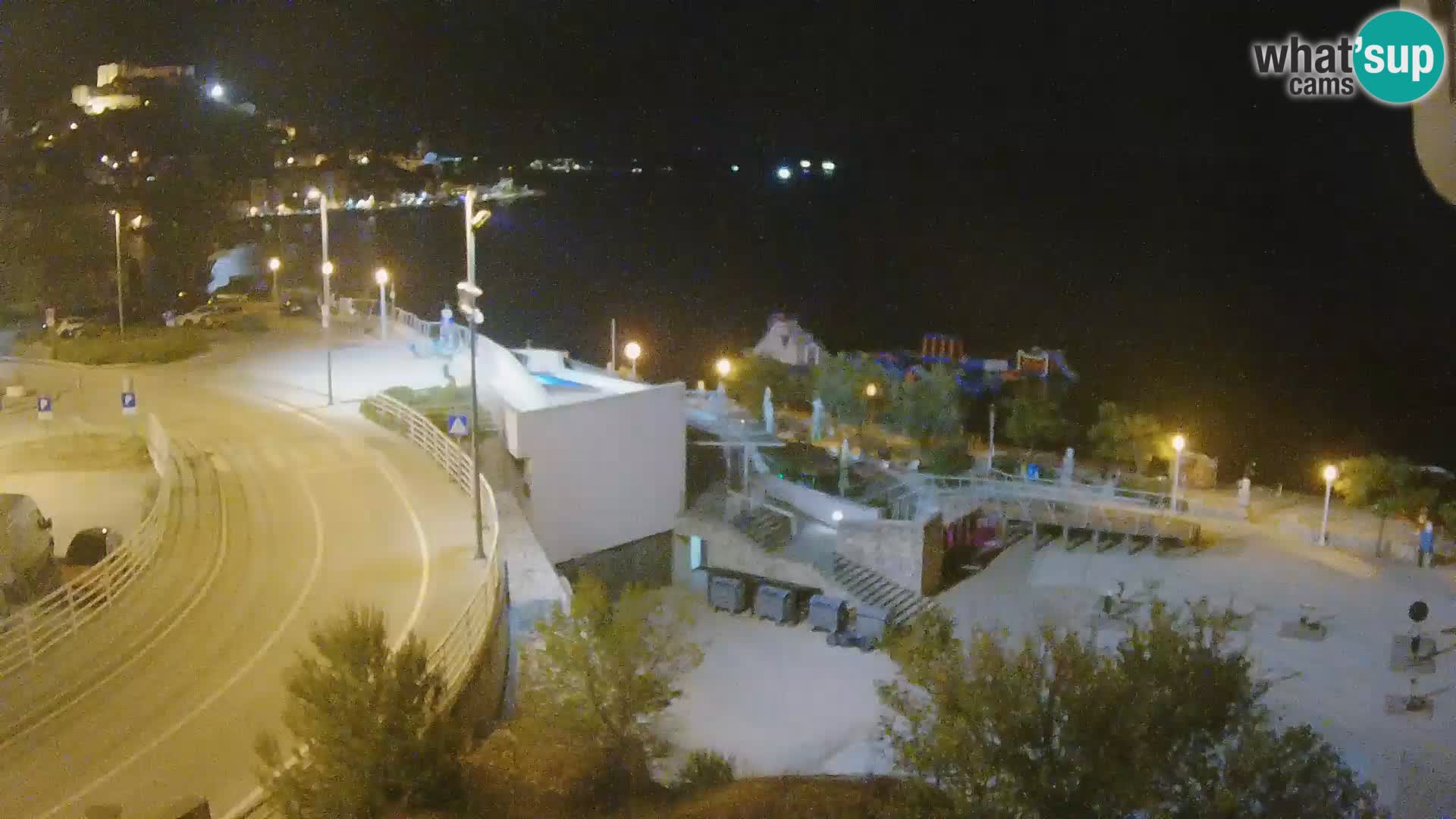 Šibenik webcam Beach Banj
