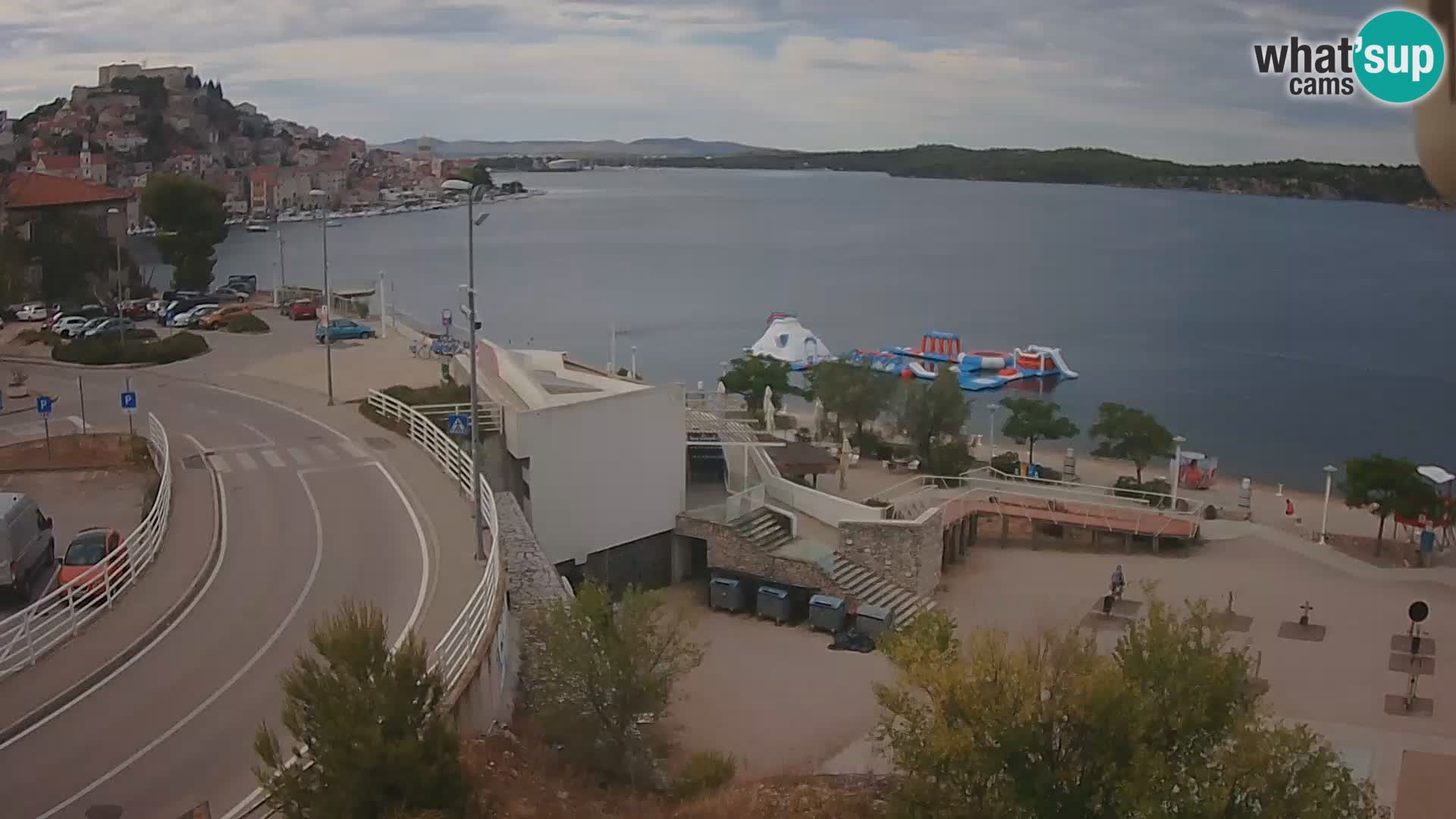 Šibenik webcam Beach Banj