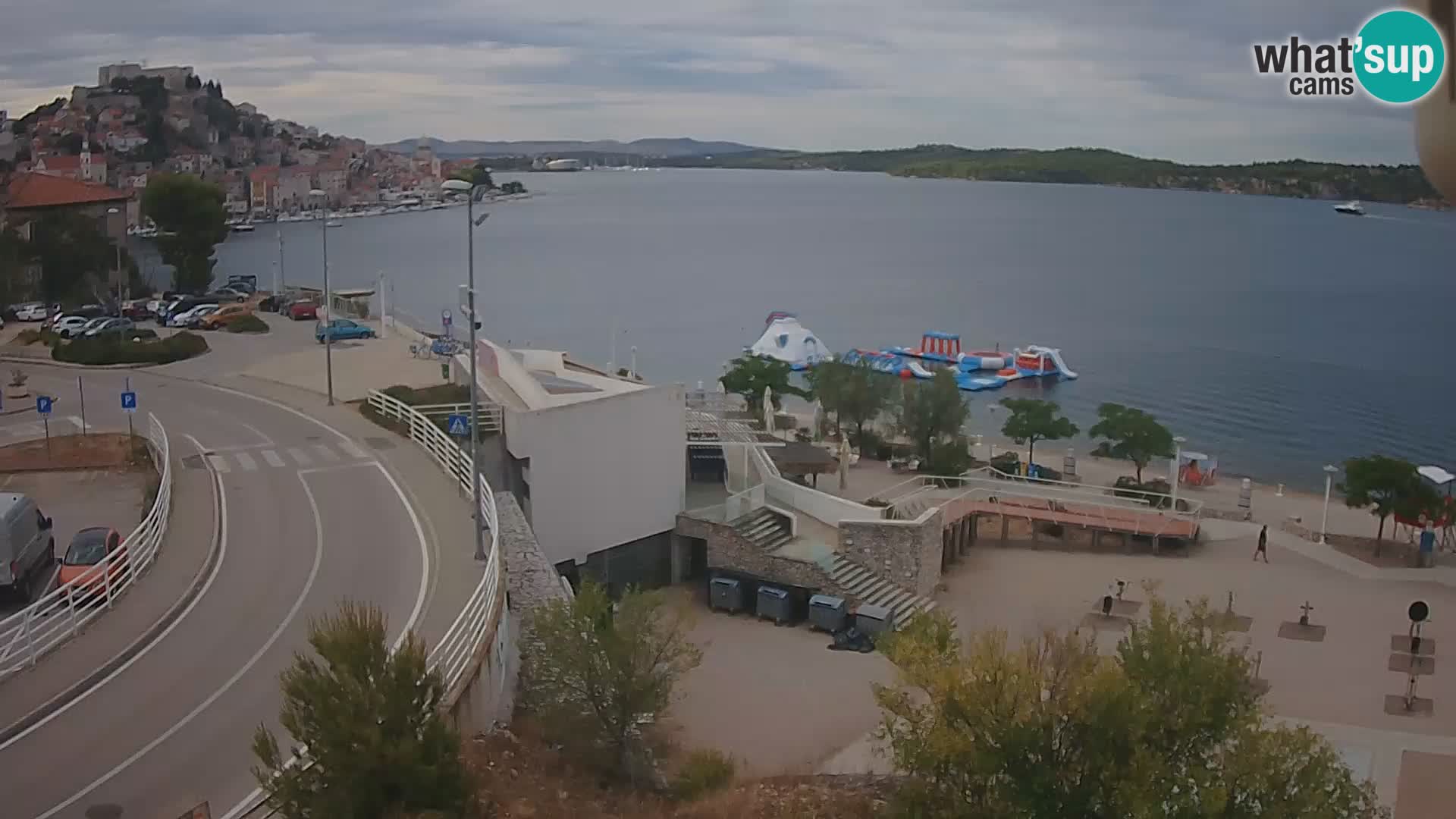 Šibenik webcam Beach Banj