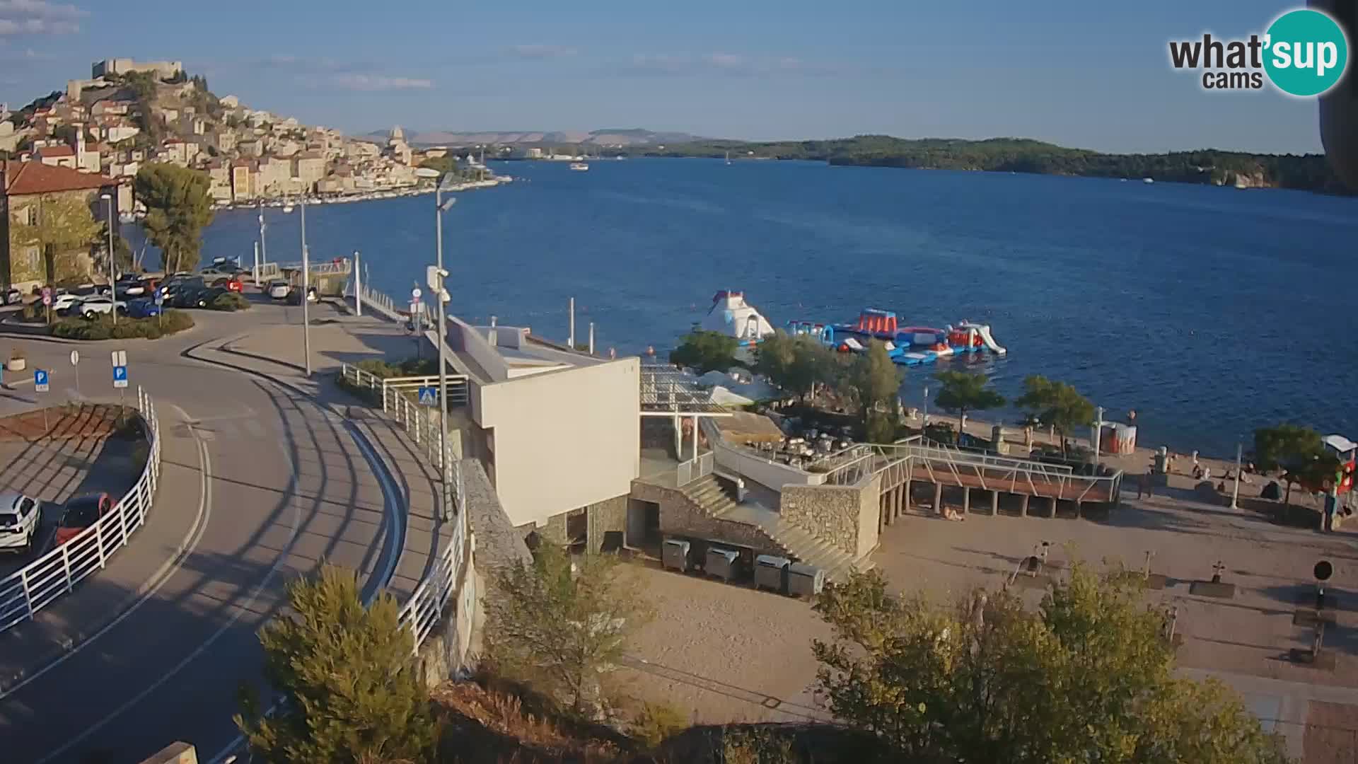 Šibenik webcam Beach Banj