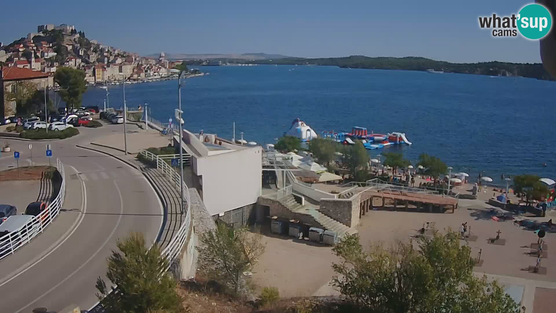 Šibenik webcam Beach Banj