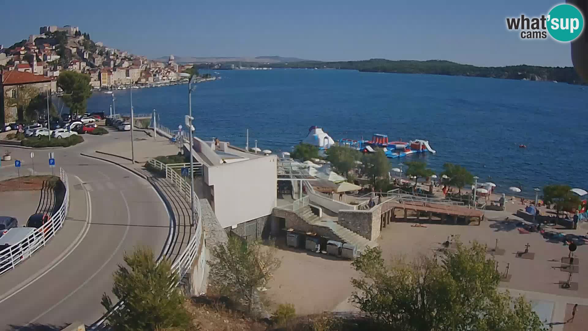 Šibenik webcam Beach Banj