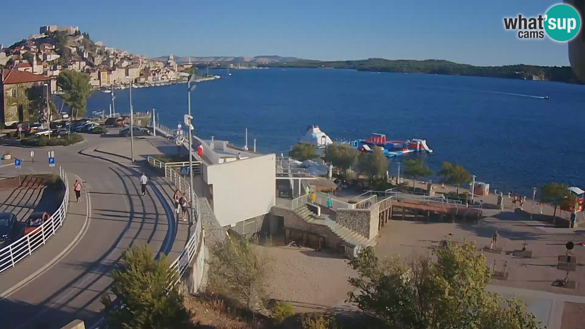 Šibenik webcam Beach Banj