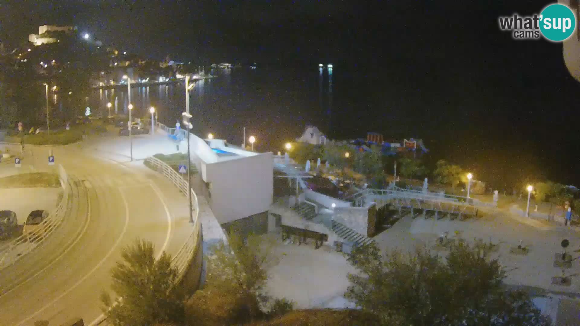 Šibenik webcam Beach Banj