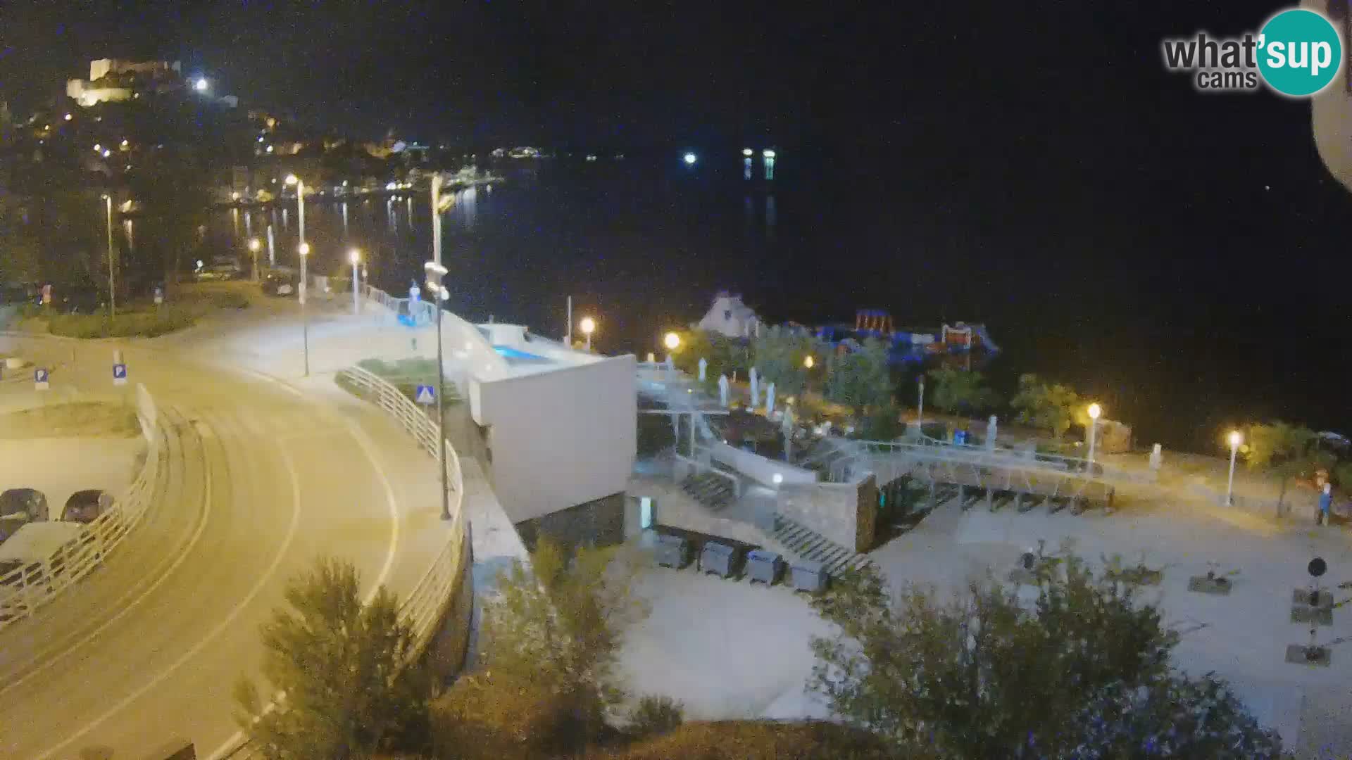 Šibenik webcam Beach Banj