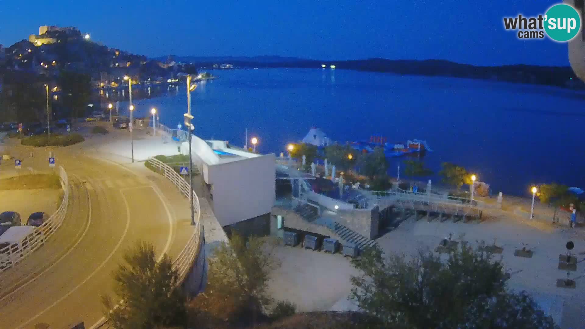 Šibenik webcam Beach Banj