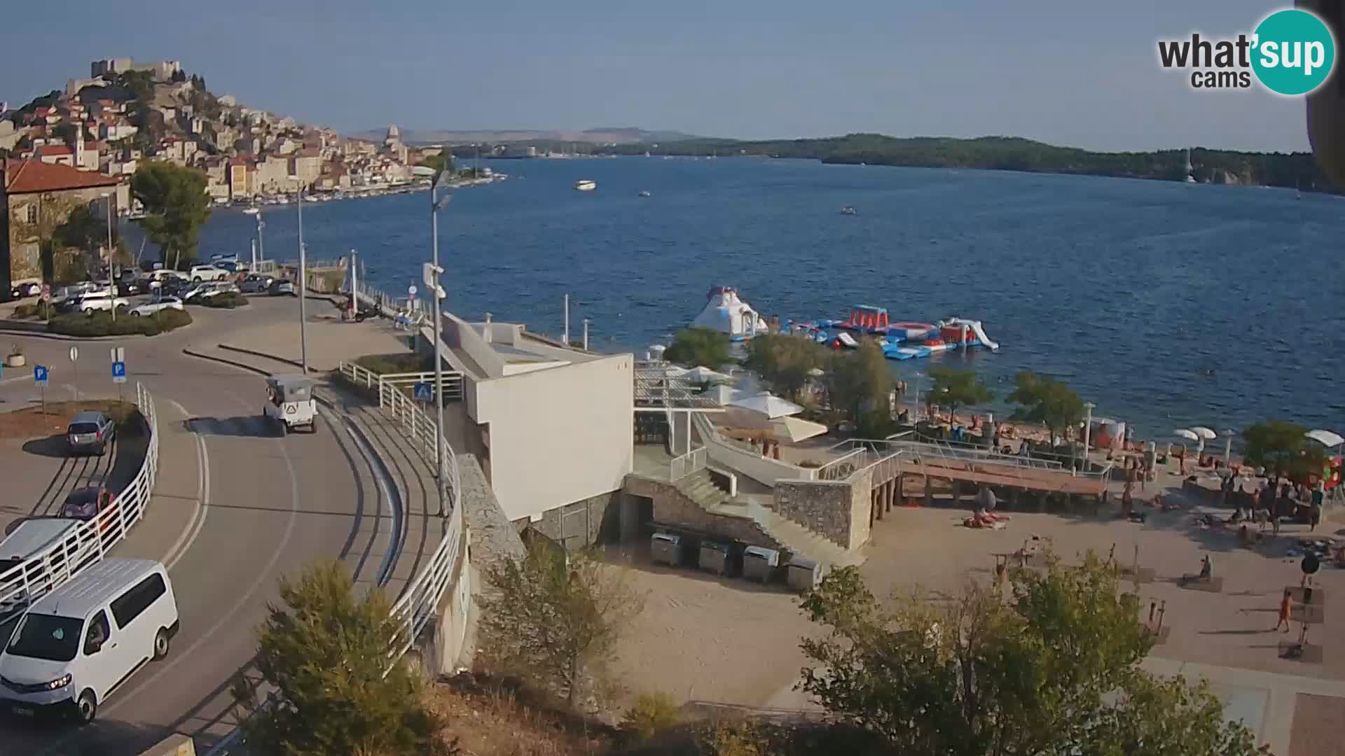 Šibenik webcam Beach Banj