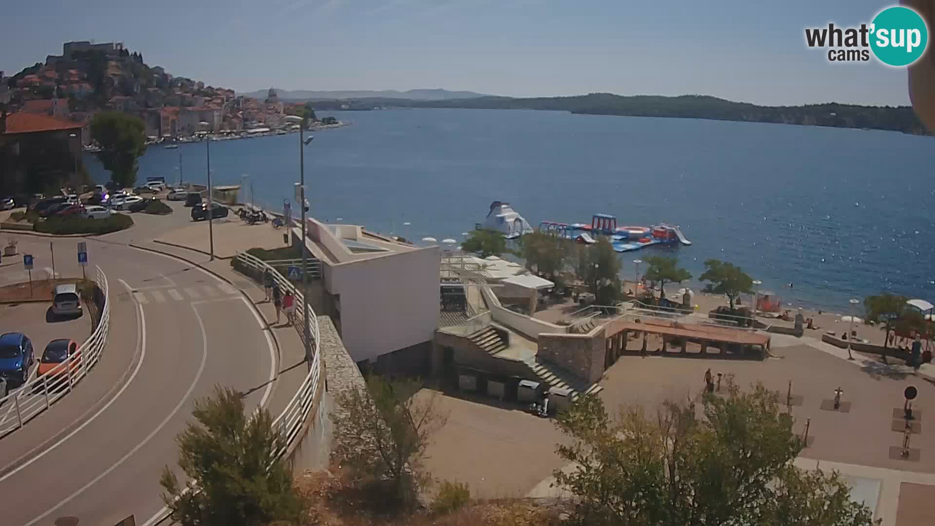 Šibenik webcam Beach Banj