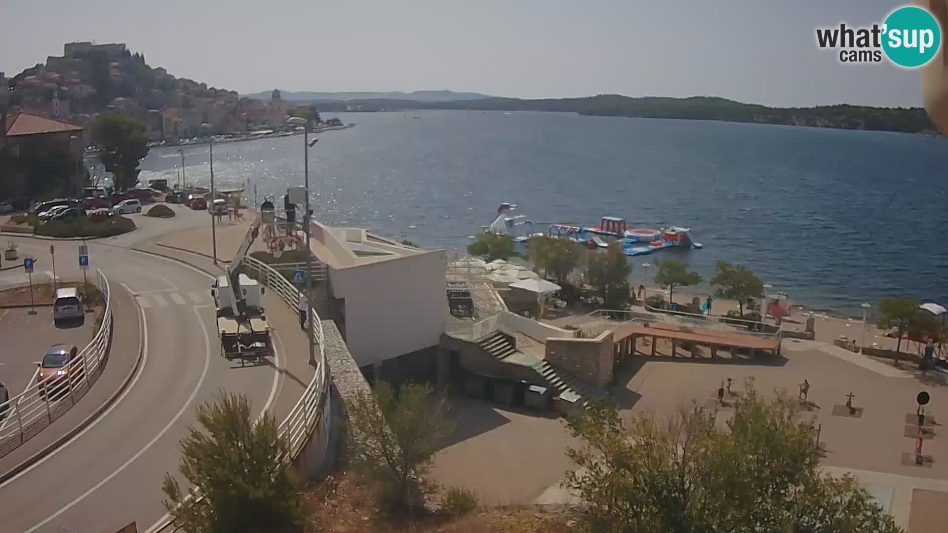 Šibenik webcam Beach Banj