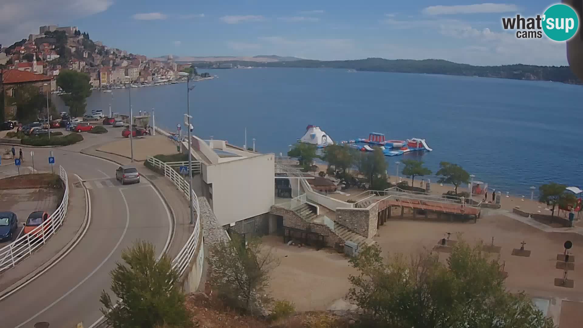 Šibenik webcam Beach Banj