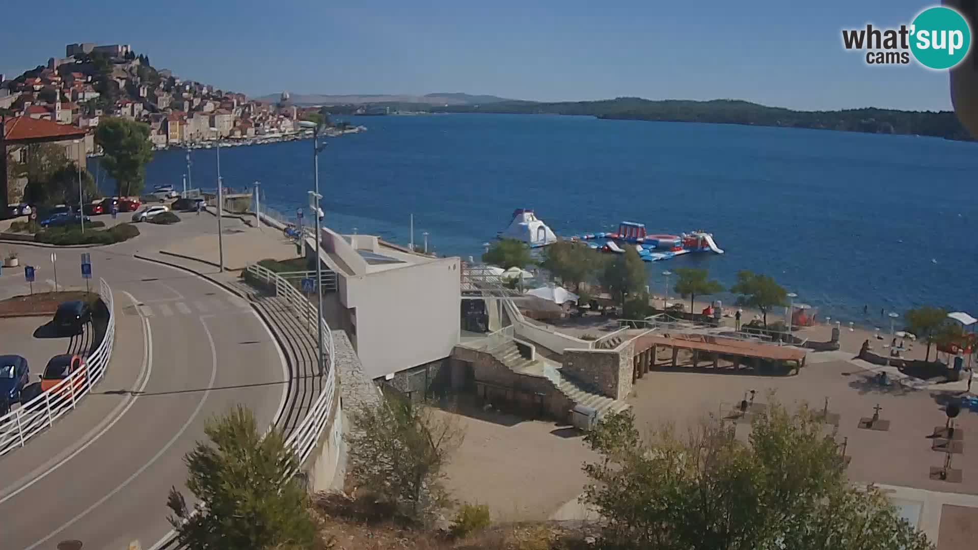 Šibenik webcam Beach Banj
