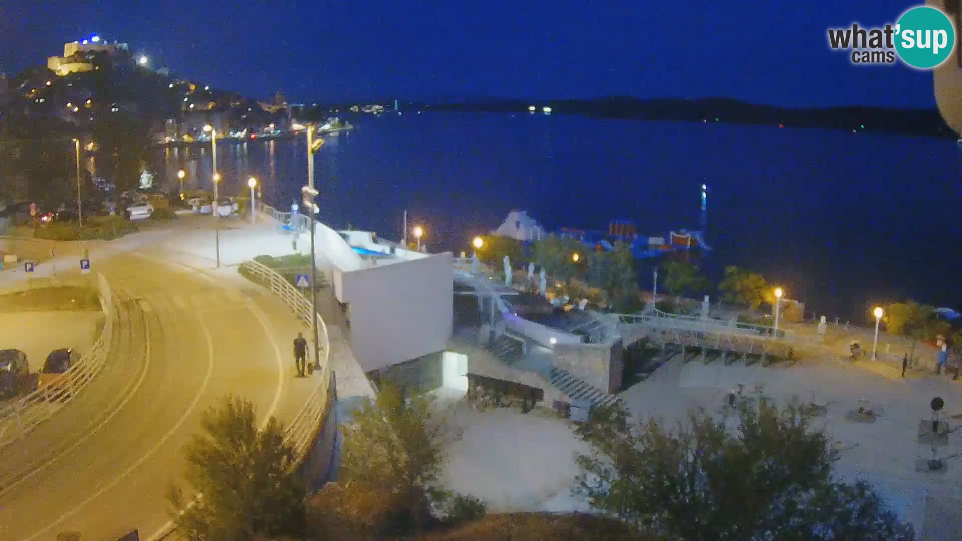 Šibenik webcam Beach Banj
