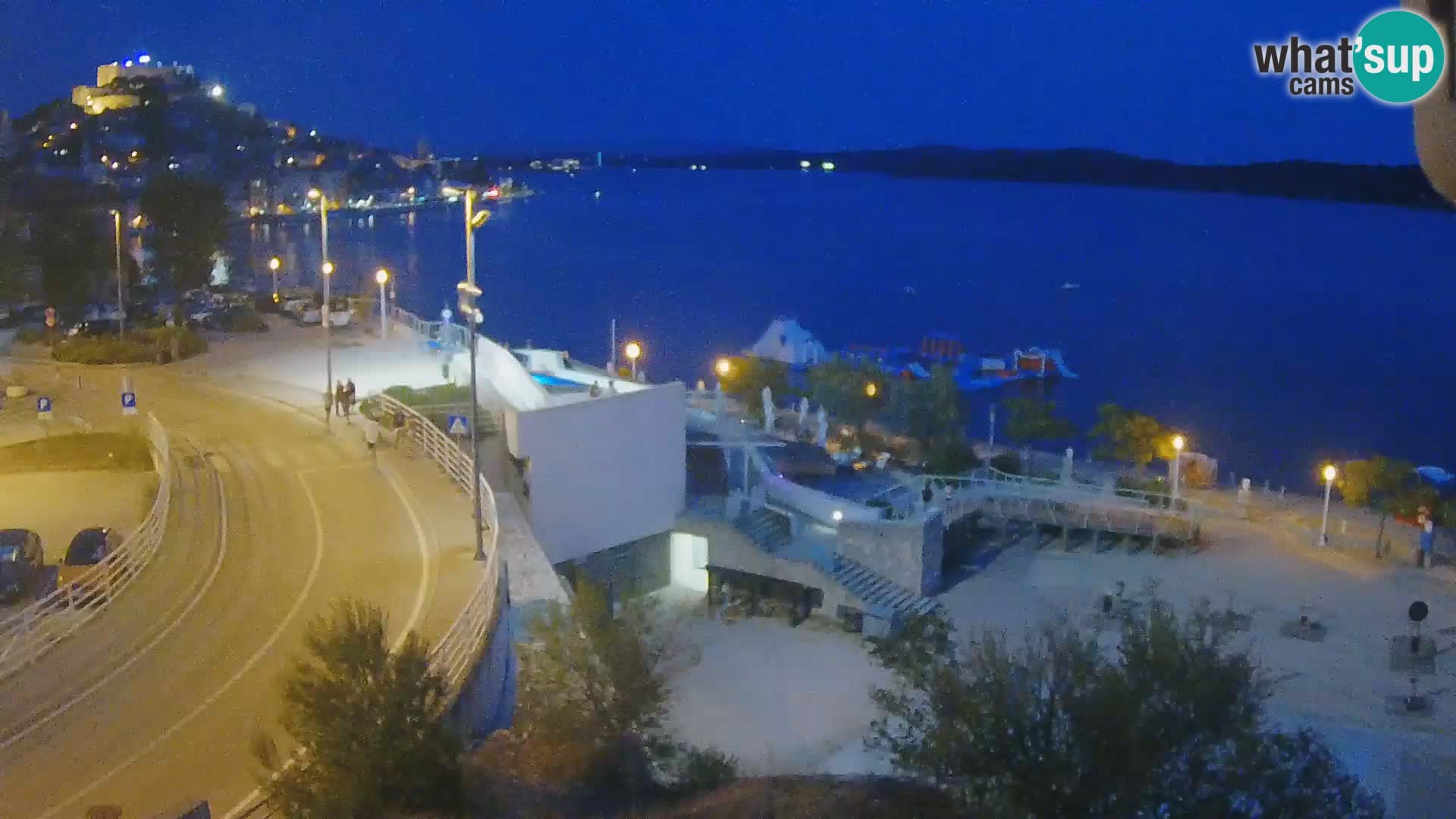 Šibenik webcam Beach Banj