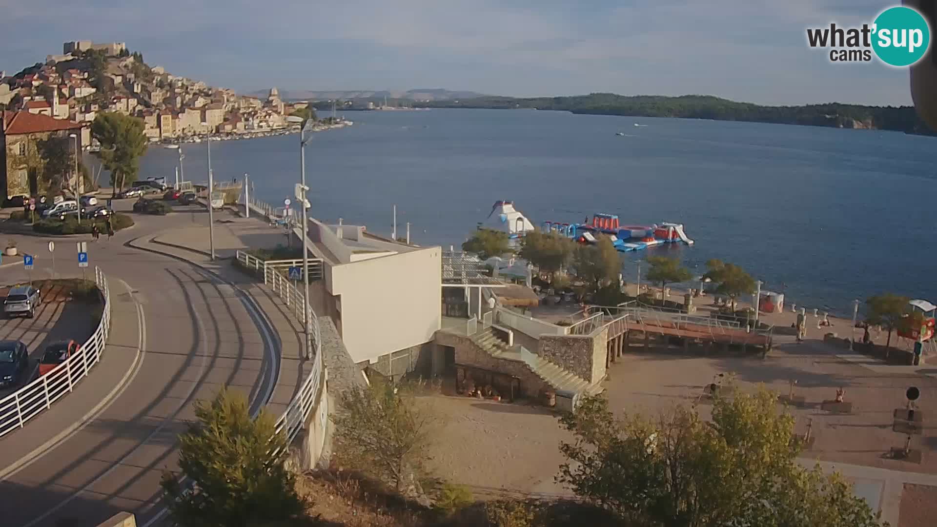 Šibenik webcam Beach Banj
