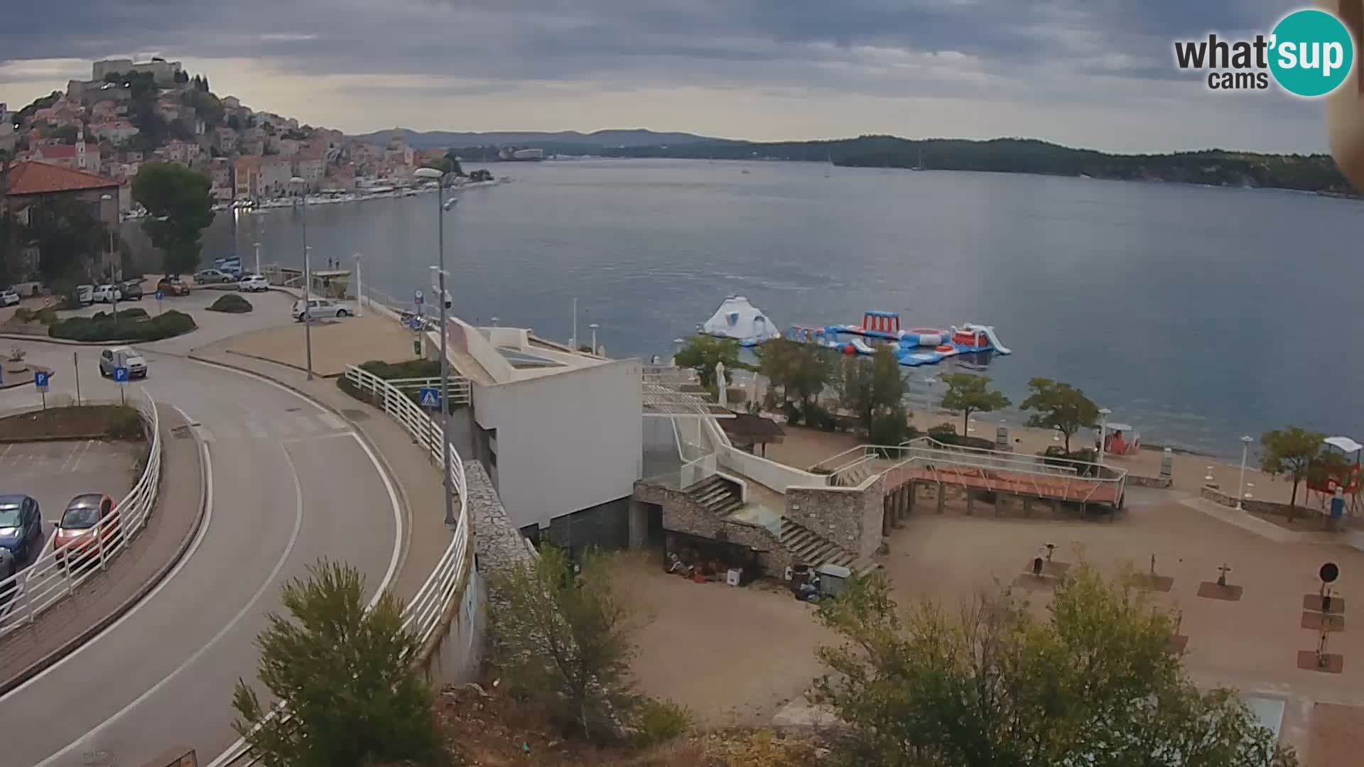 Šibenik webcam Beach Banj