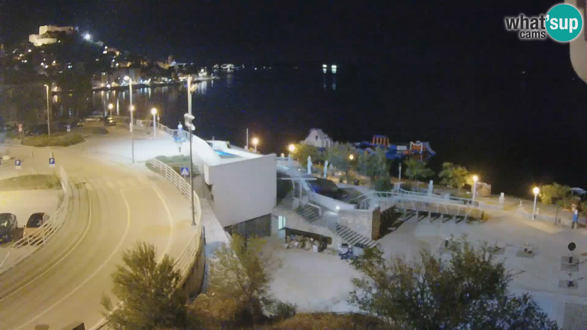 Šibenik webcam Beach Banj