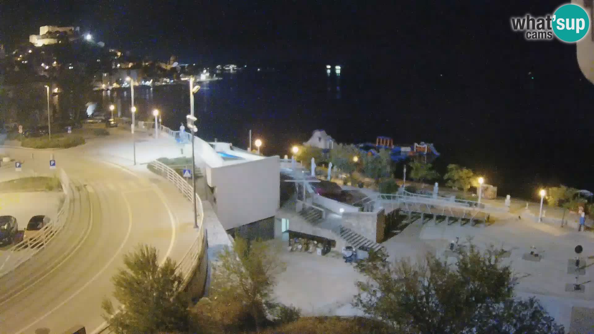 Šibenik webcam Beach Banj