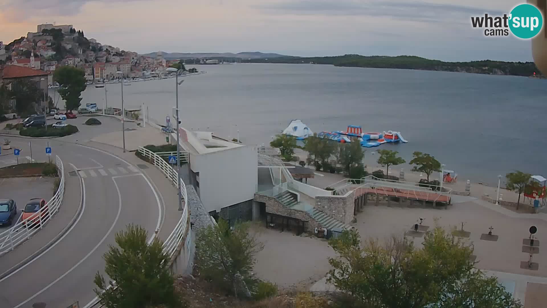 Šibenik webcam Beach Banj