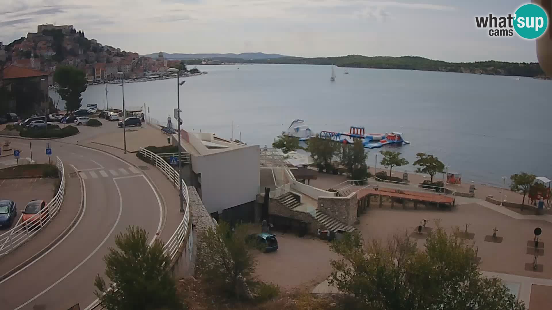 Šibenik webcam Beach Banj