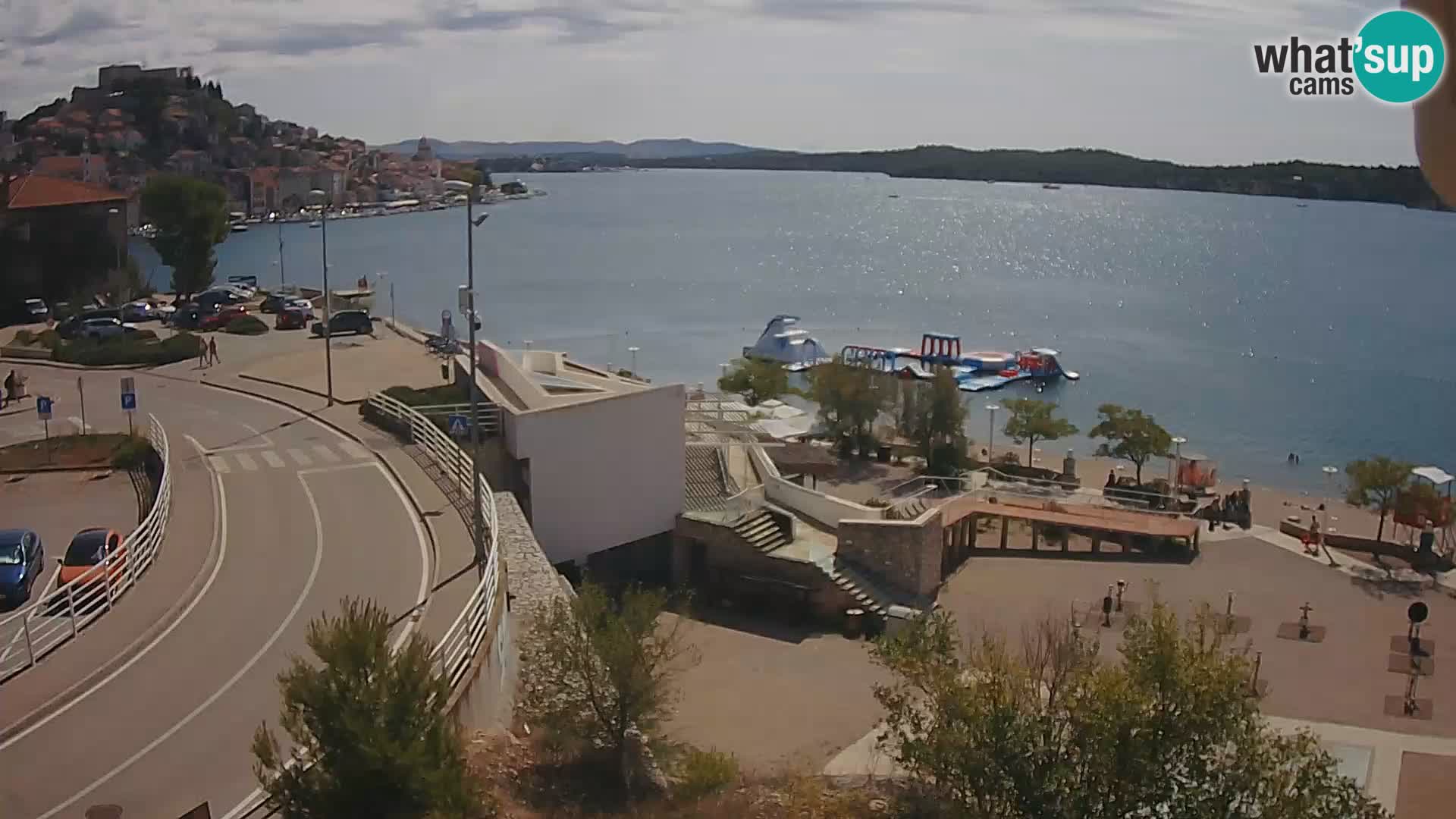 Šibenik webcam Beach Banj