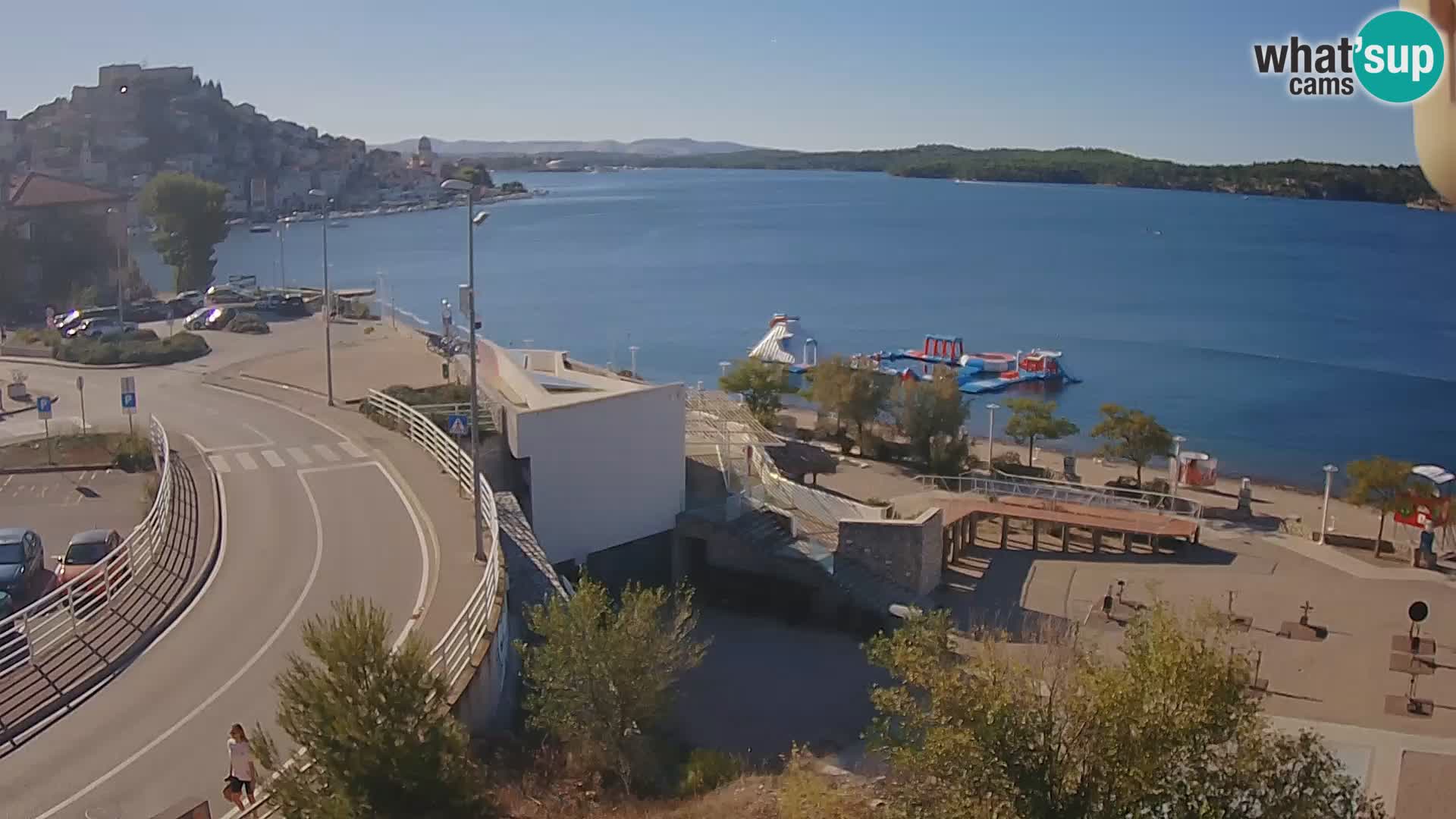 Šibenik webcam Beach Banj