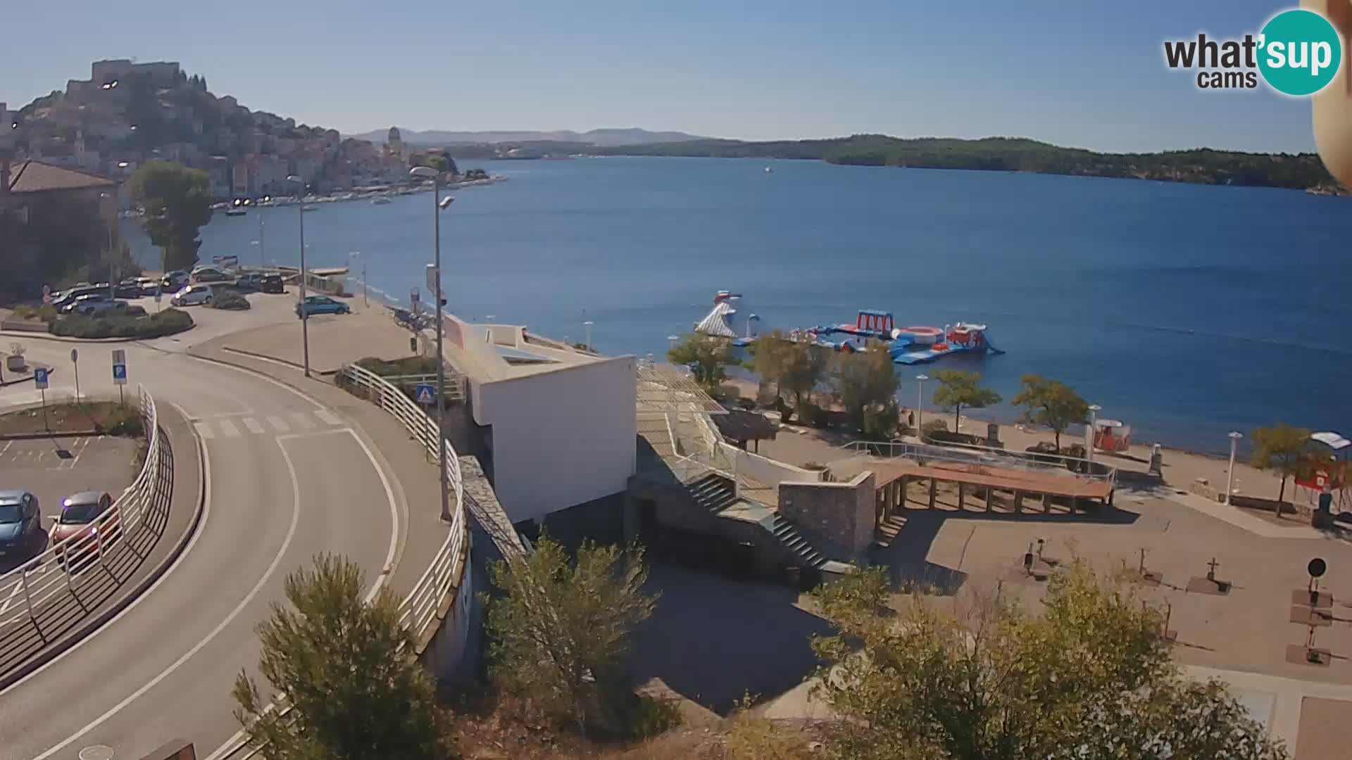 Šibenik webcam Beach Banj